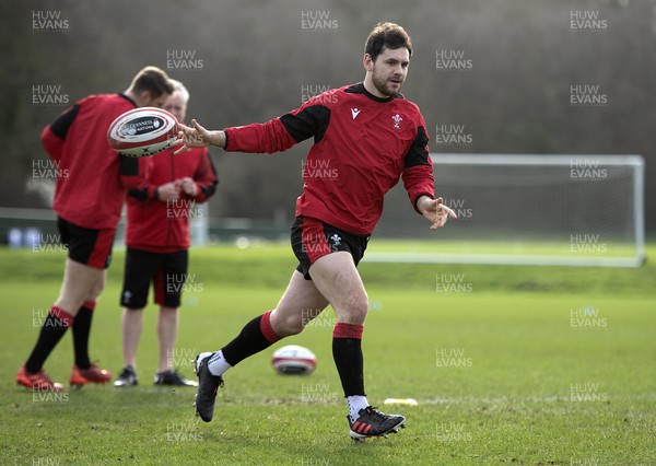 030221 - Wales Rugby Training - Tomos Williams during training