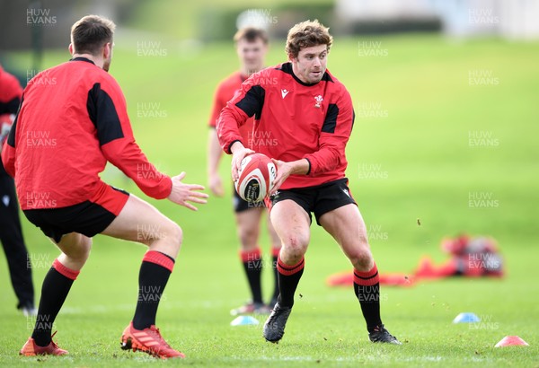 030221 - Wales Rugby Training - Leigh Halfpenny during training