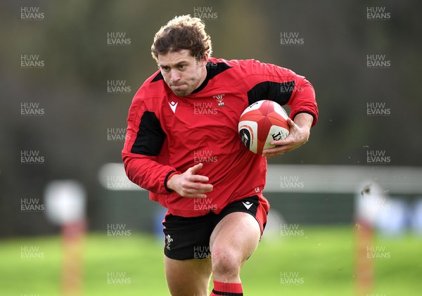 030221 - Wales Rugby Training - Leigh Halfpenny during training