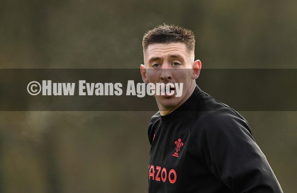 030222 - Wales Rugby Training - Josh Adams during training