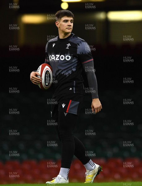030223 - Wales Rugby Training - Joe Hawkins during training