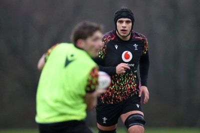 030226 - Wales Rugby Training - Dafydd Jenkins during training