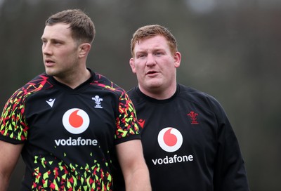 030226 - Wales Rugby Training - Rhys Carre during training
