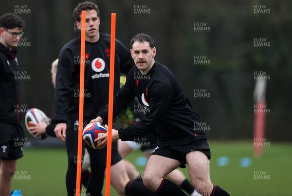 030226 - Wales Rugby Training - Tomos Williams during training
