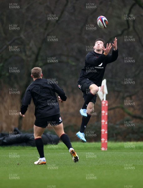 030226 - Wales Rugby Training - Josh Adams during training