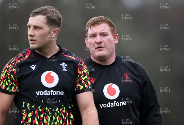 030226 - Wales Rugby Training - Rhys Carre during training