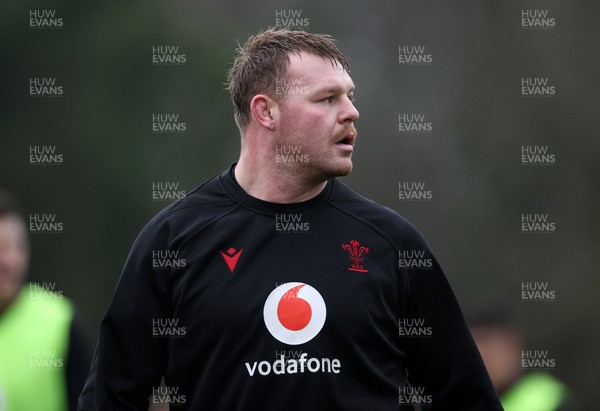 030226 - Wales Rugby Training - Dewi Lake during training