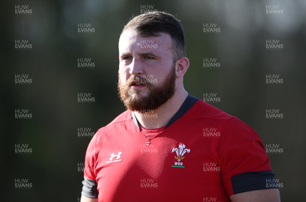 030320 - Wales Rugby Training - Dillon Lewis during training