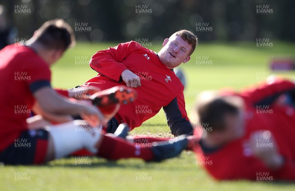 030320 - Wales Rugby Training - Rhys Carre during training