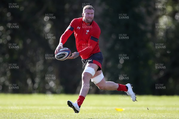030320 - Wales Rugby Training - Ross Moriarty during training