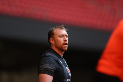 030325 - Wales Rugby Training at the Principality Stadium at the start of the week leading up to their 6 Nations game against Scotland - Tommy Reffell during training