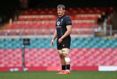 030325 - Wales Rugby Training at the Principality Stadium at the start of the week leading up to their 6 Nations game against Scotland - Jac Morgan during training