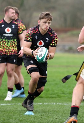 030326 - Wales Rugby Training ahead of their 6 Nations game against Ireland this week - Alex Mann during training