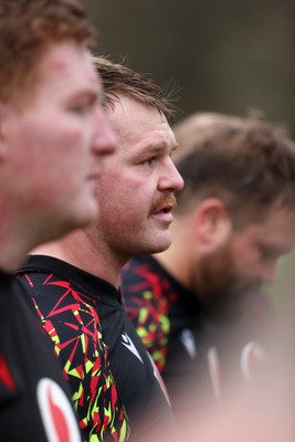 030326 - Wales Rugby Training ahead of their 6 Nations game against Ireland this week - Dewi Lake during training