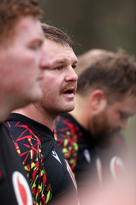 030326 - Wales Rugby Training ahead of their 6 Nations game against Ireland this week - Dewi Lake during training