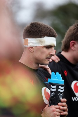 030326 - Wales Rugby Training ahead of their 6 Nations game against Ireland this week - Joe Hawkins during training