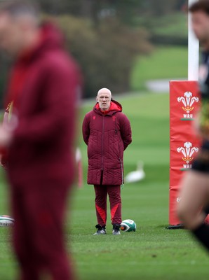 030326 - Wales Rugby Training ahead of their 6 Nations game against Ireland this week - Steve Tandy, Head Coach during training