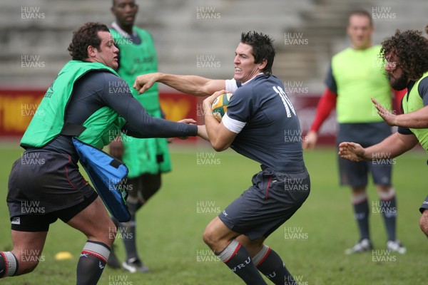 03.06.08 Wales rugby in S.Africa... Wales James Hook during training at Stellenbosch University.   