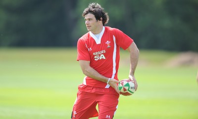 03.06.10 - Wales Rugby Training - Mike Phillips in action during training. 