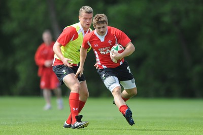 03.06.10 - Wales Rugby Training - Leigh Halfpenny in action during training. 