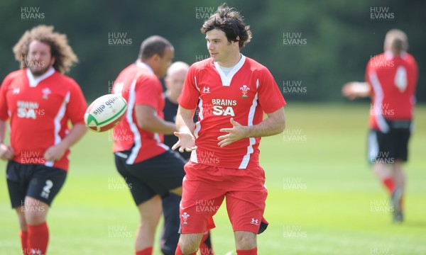 03.06.10 - Wales Rugby Training - Mike Phillips in action during training. 