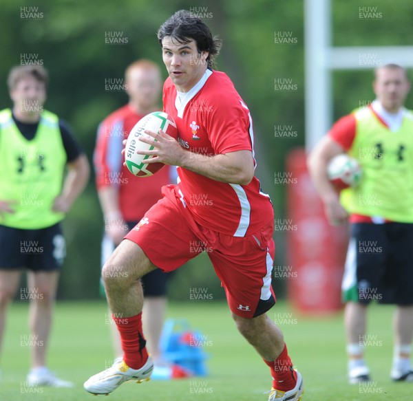 03.06.10 - Wales Rugby Training - Mike Phillips in action during training. 