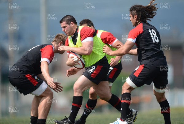 030613 - Wales Rugby Training -Ryan Bevington during training