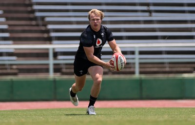 030725 - Wales Rugby Training ahead of their game against Japan on Saturday - Blair Murray during training