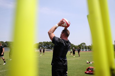 030725 - Wales Rugby Training ahead of their game against Japan on Saturday - Dewi Lake during training