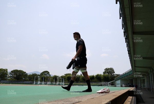 030725 - Wales Rugby Training ahead of their game against Japan on Saturday - Teddy Williams during training