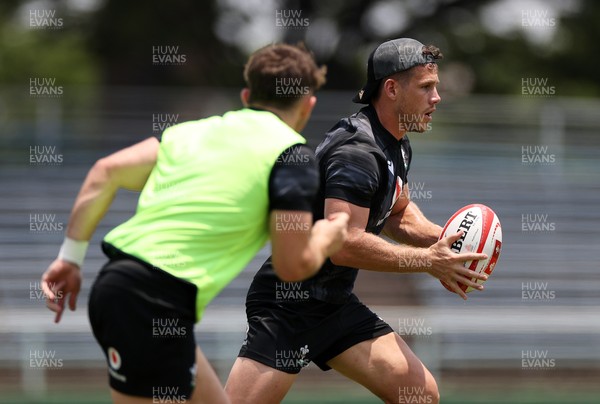 030725 - Wales Rugby Training ahead of their game against Japan on Saturday - Kieran Hardy during training