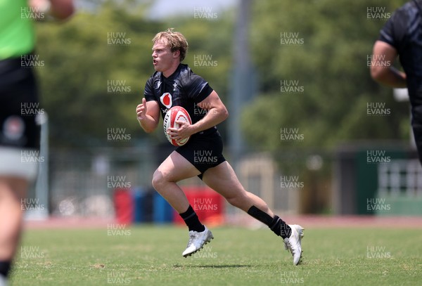 030725 - Wales Rugby Training ahead of their game against Japan on Saturday - Blair Murray during training