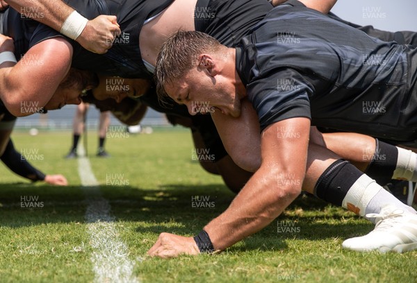 030725 - Wales Rugby Training ahead of their game against Japan on Saturday - Alex Mann during training