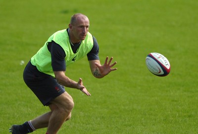 03.08.07 - Wales Rugby Training - Gareth Thomas during training 