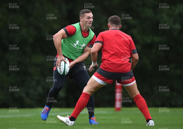 030919 - Wales Rugby Training - George North during training