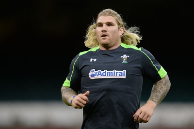 031114 - Wales Rugby Training -Richard Hibbard during training