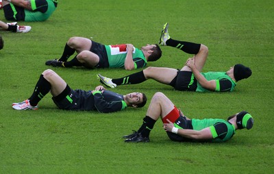 031114 - Wales Rugby Training - George North during training