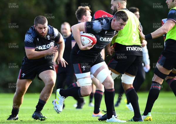 031122 - Wales Rugby Training - Adam Beard during training