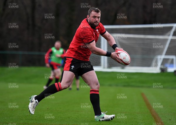031220 - Wales Rugby Training - Sam Parry during training