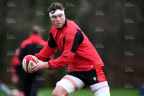 031220 - Wales Rugby Training - Will Rowlands during training
