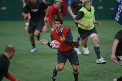 04.02.08 Wales Rugby Training,Cardiff... James Hook. 
