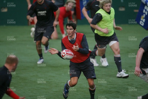 04.02.08 Wales Rugby Training,Cardiff... James Hook. 