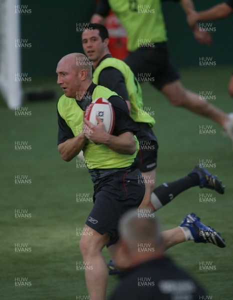 04.02.08 Wales Rugby Training,Cardiff... Tom Shanklin. 