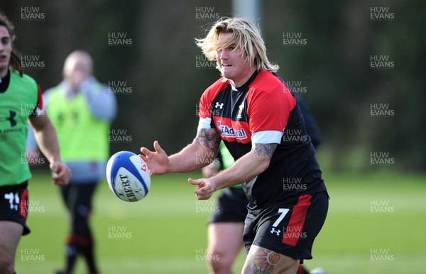 040213 - Wales Rugby Training -Richard Hibbard during training