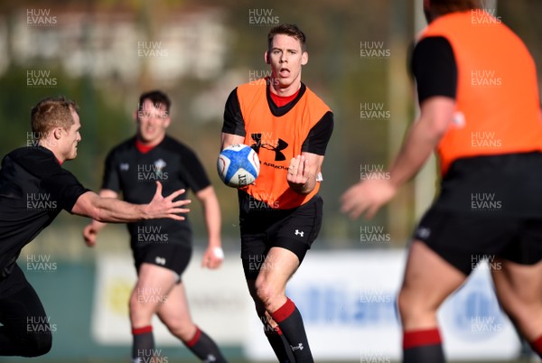 040219 - Wales Rugby Training - Liam Williams during training