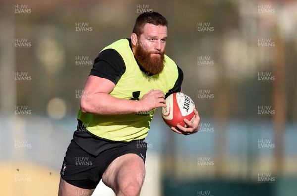 040219 - Wales Rugby Training - Jake Ball during training