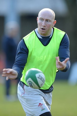 04.03.08 - Wales Rugby Training - Tom Shanklin in action during training 