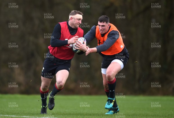 040319 - Wales Rugby Training - Hadleigh Parkes during training