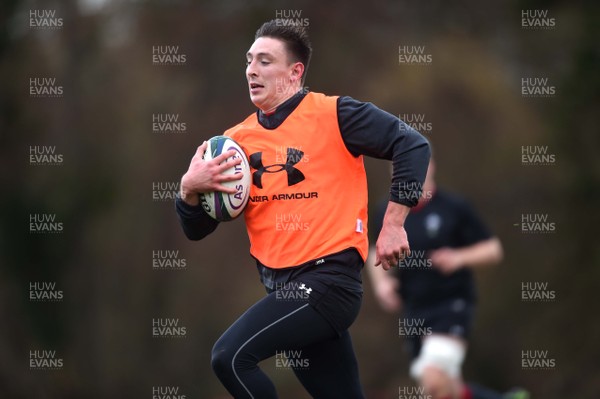 040319 - Wales Rugby Training - Josh Adams during training