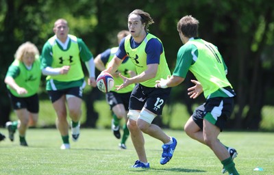 04.06.09 - Wales Rugby Training - Ryan Jones in action during training. 